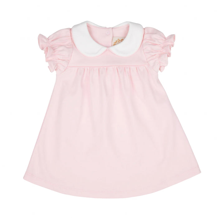 Beaufort Bonnet Holly Day Dress-Palm Beach Pink With Worth Avenue White