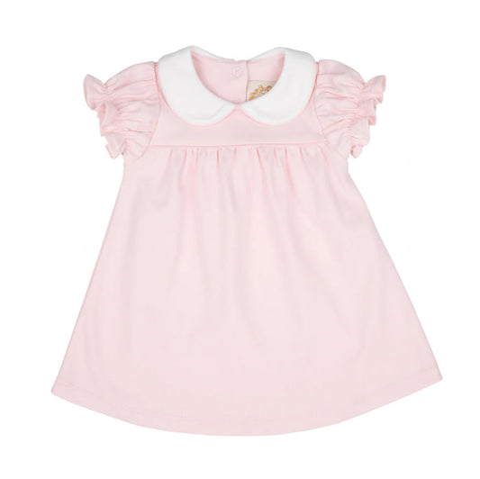 Beaufort Bonnet Holly Day Dress-Palm Beach Pink With Worth Avenue White