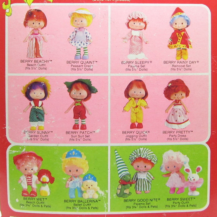 Back of Strawberry Shortcake Berry Wear package