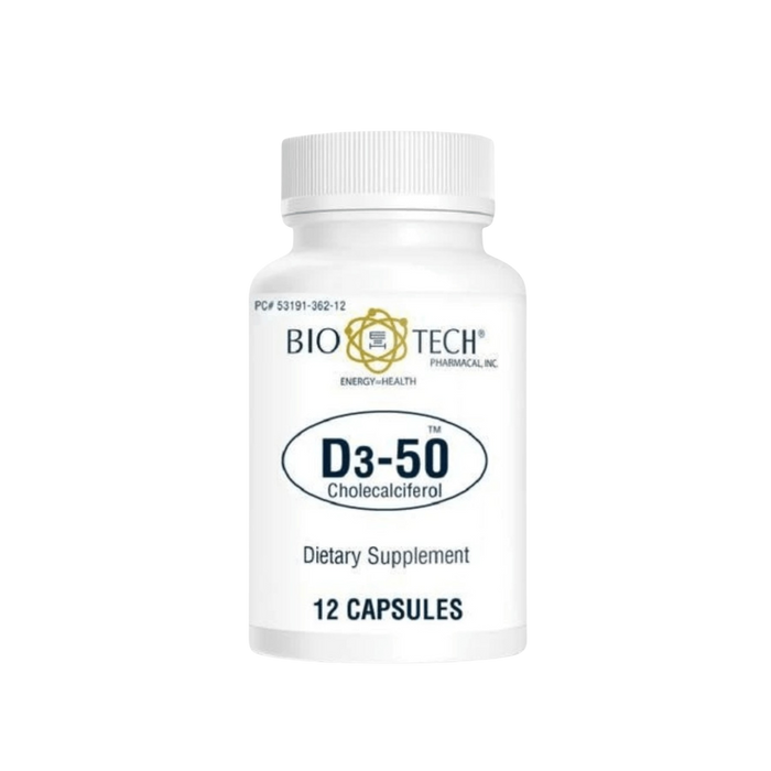 BioTech D3-50 Cholecalciferol Capsules 1