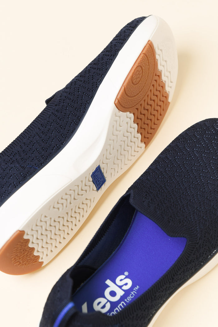 Bliss Walk Navy Knit Loafer
