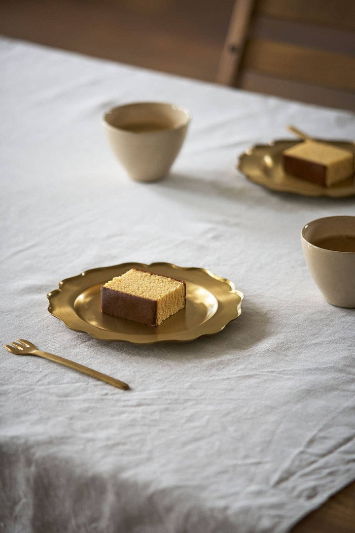 Brass Decorative Edge Tray (M)
