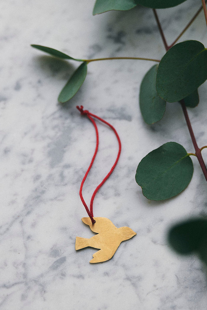 Brass Ornament - Dove