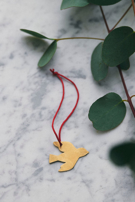 Brass Ornament - Dove