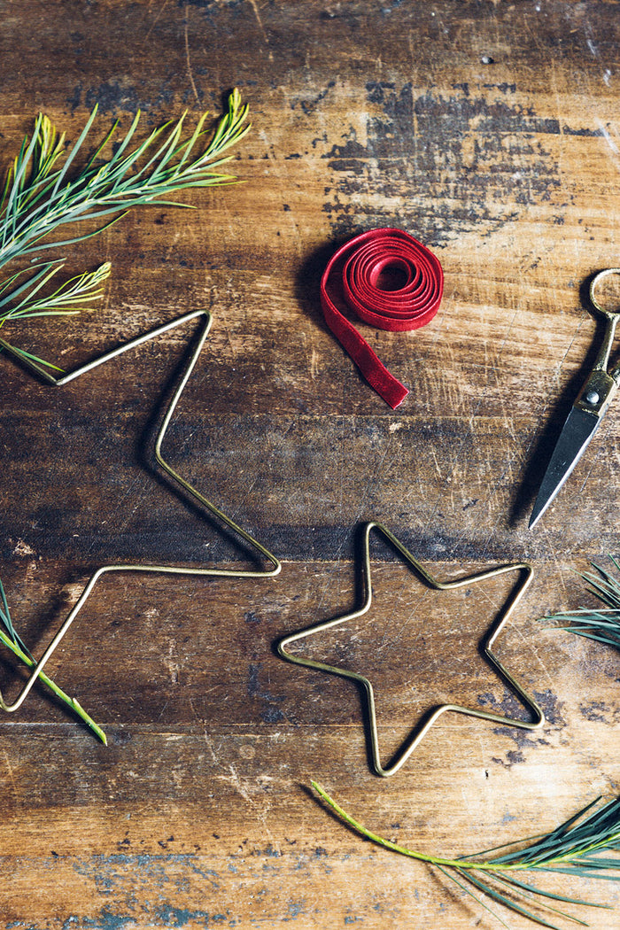 Brass Wire Stars
