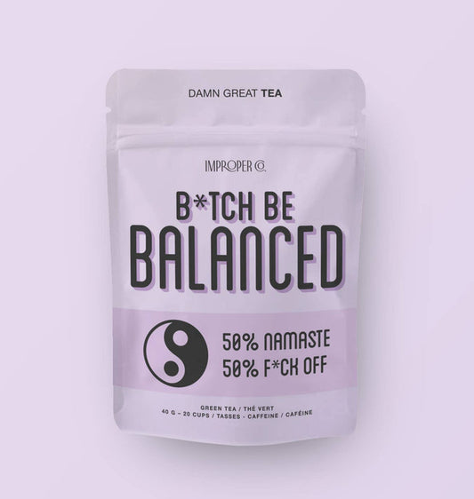 B*tch, Be Balanced Green tea, 20 Servings
