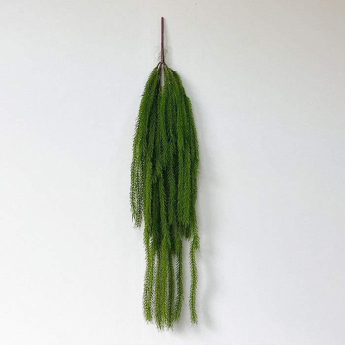 Bulk 35" Christmas Artificial Greenery Plants Cedar Real Touch Hanging Pine Leaves Artificial Wholesale