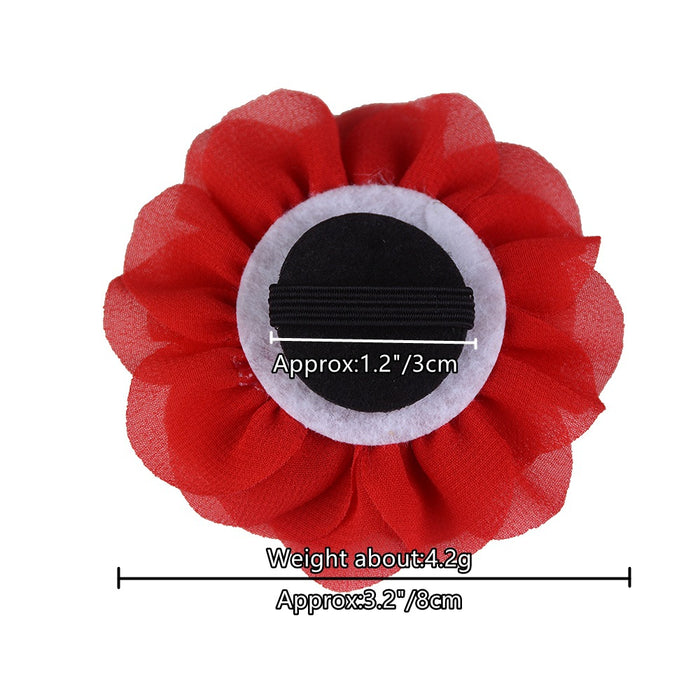 Bulk 40Pcs Artificial Flower Pet Bow Ties Collar Flowers for Wedding Pet's Costume Wholesale