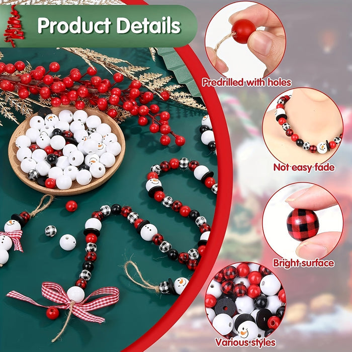 Bulk Christmas Bead Garland Banner Set for Crafts DIY Wholesale