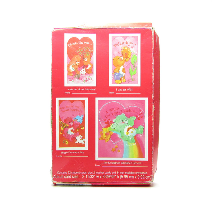Box of vintage Care Bears valentines