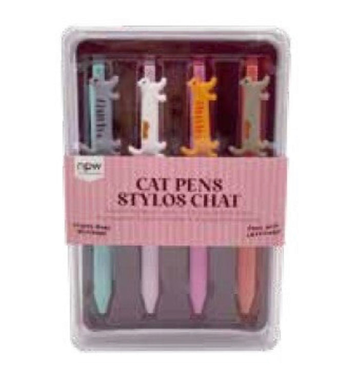CAT PEN SETS -4 PACK