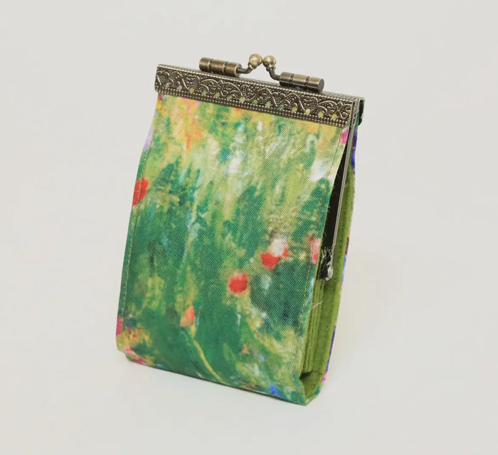 Cathayana Artist Painting Prints, Card Holder with Rfid Protection-Monet Alice Garden