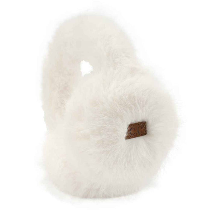 CC Solid Color Long Fur Winter Earmuff