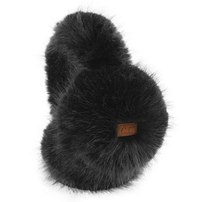 CC Solid Color Long Fur Winter Earmuff