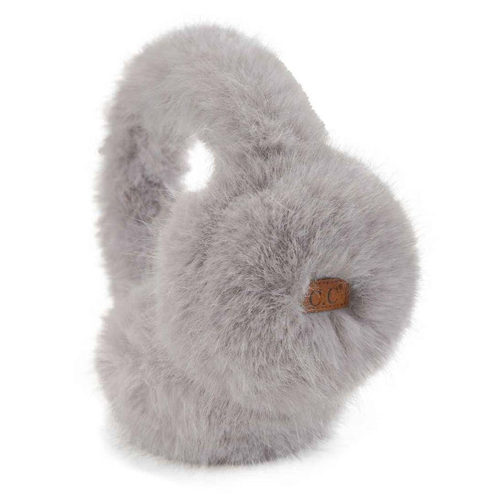CC Solid Color Long Fur Winter Earmuff