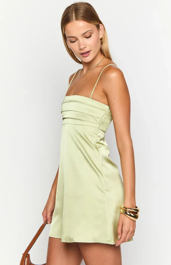 Chantell Sage Mini Dress
