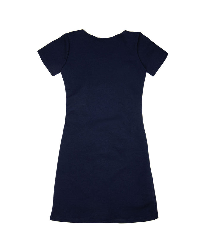 Cheryl Creations Girls Emily Bow Dress Navy Distressed/seasonal girls Cheryl Creations