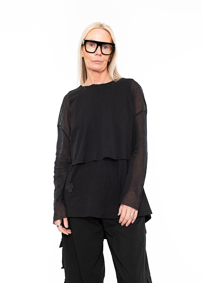 CL PLU MESH TOP