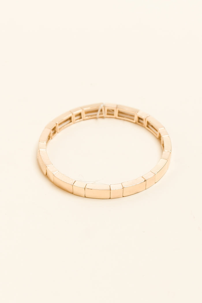 Clancy Gold Beaded Bracelet