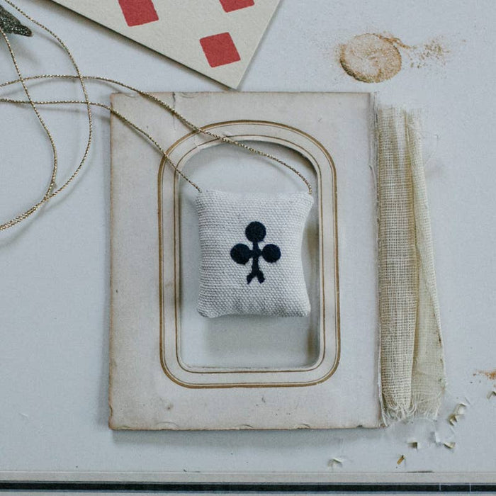 Club Necklace, Lavender Filled, Cotton