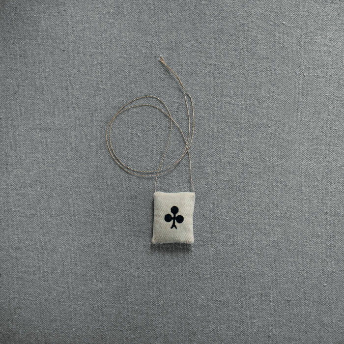 Club Necklace, Lavender Filled, Cotton