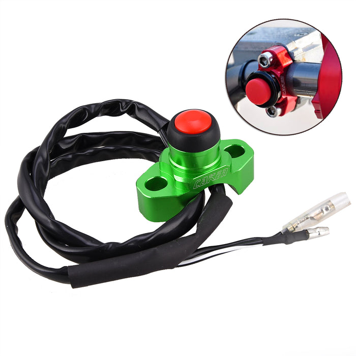 CNC Engine Kill Switch Button ATV Dirt Pit Bike Quad Universal