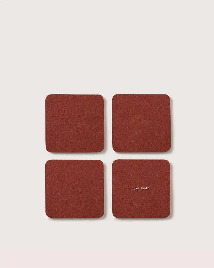 Coasters Square TERRACOTTA
