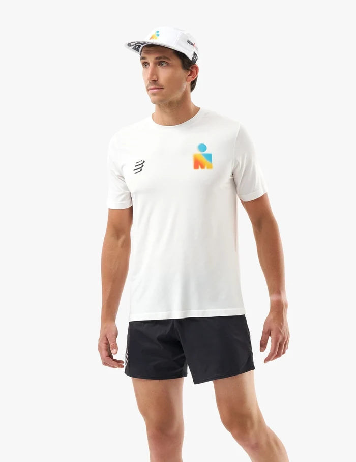 Compressport Unisex's 5 Panel Light Cap - White (Ironman 2025)