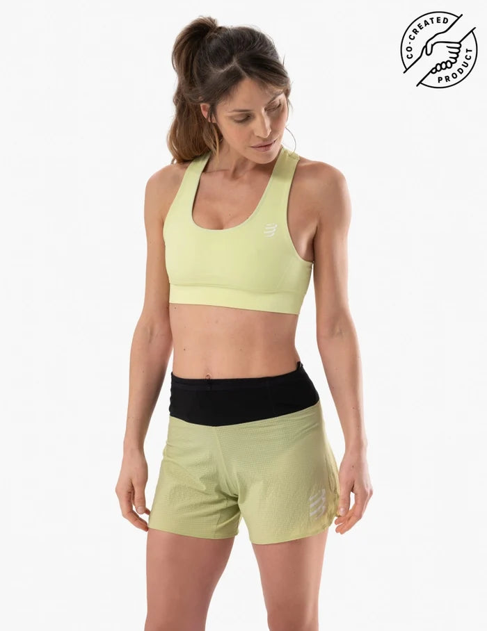 Compressport Women's FeelFree Seamless Bra - Shadow Lime