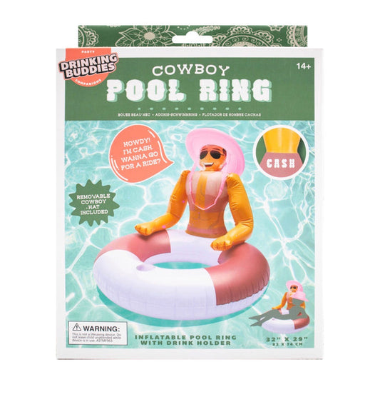 COWBOY INFLATABLE POOL RING