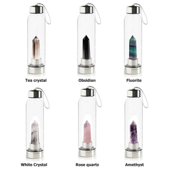 Crystolver Crystal Water Bottle (6 Colours)