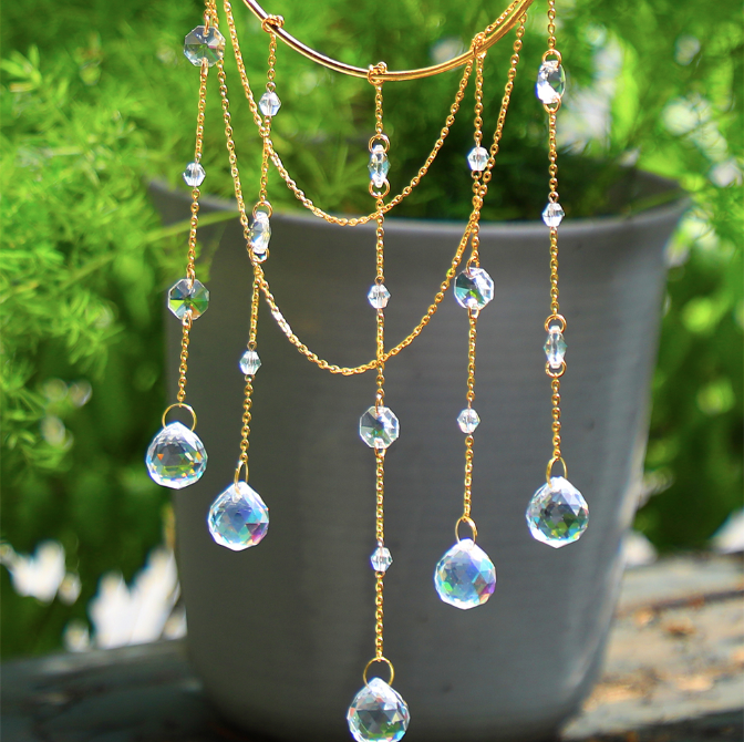 Crystolver Teardrop Rainbow Reflection Suncatcher