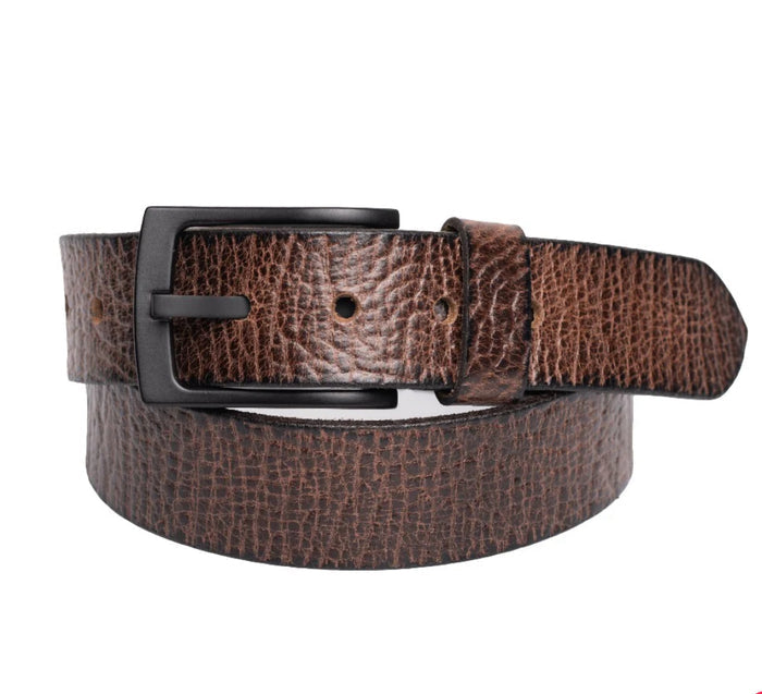 CUSTOM LEATHER SJ MEN’S WORN LEATHER BELT