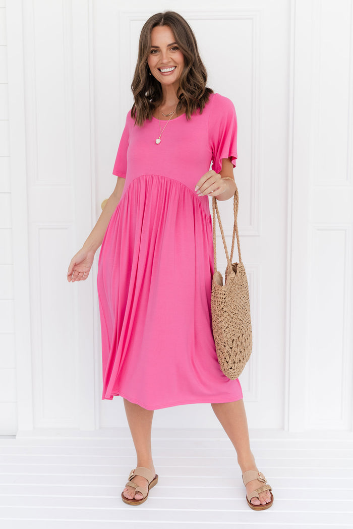 Dalton Pink Crescent Dress,Lifestyle
