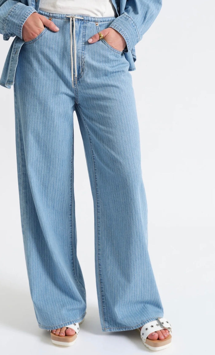 DAZE MADISON DRAW STRING- MID RISE WIDE LEG-WHIMSY