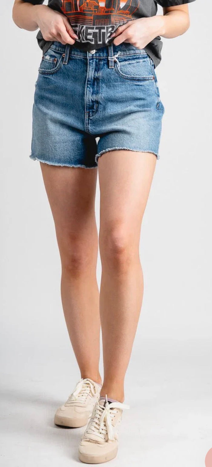 DAZE THE KNOCKOUT - HIGH RISE A-LINE SHORT-ALTER EGO
