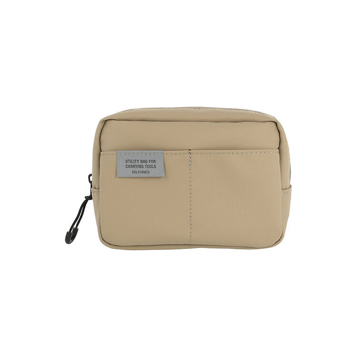 Delfonics Water-repellent Utility Pouch - Beige