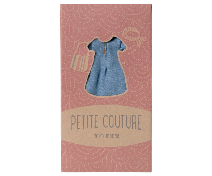 Denim Dress and Bag, Mum Mouse