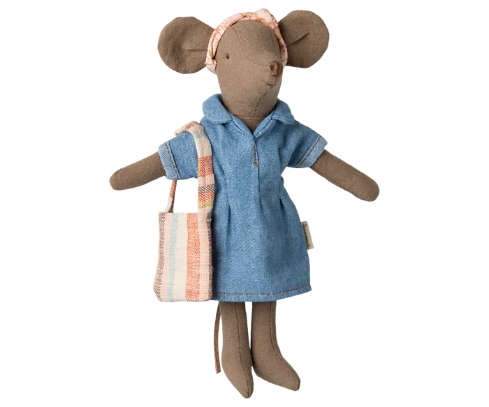 Denim Dress and Bag, Mum Mouse
