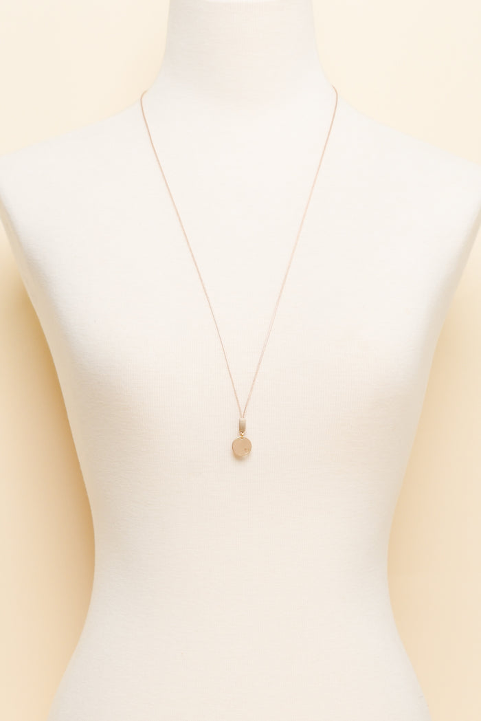 Donna Gold Heart Pendant Necklace