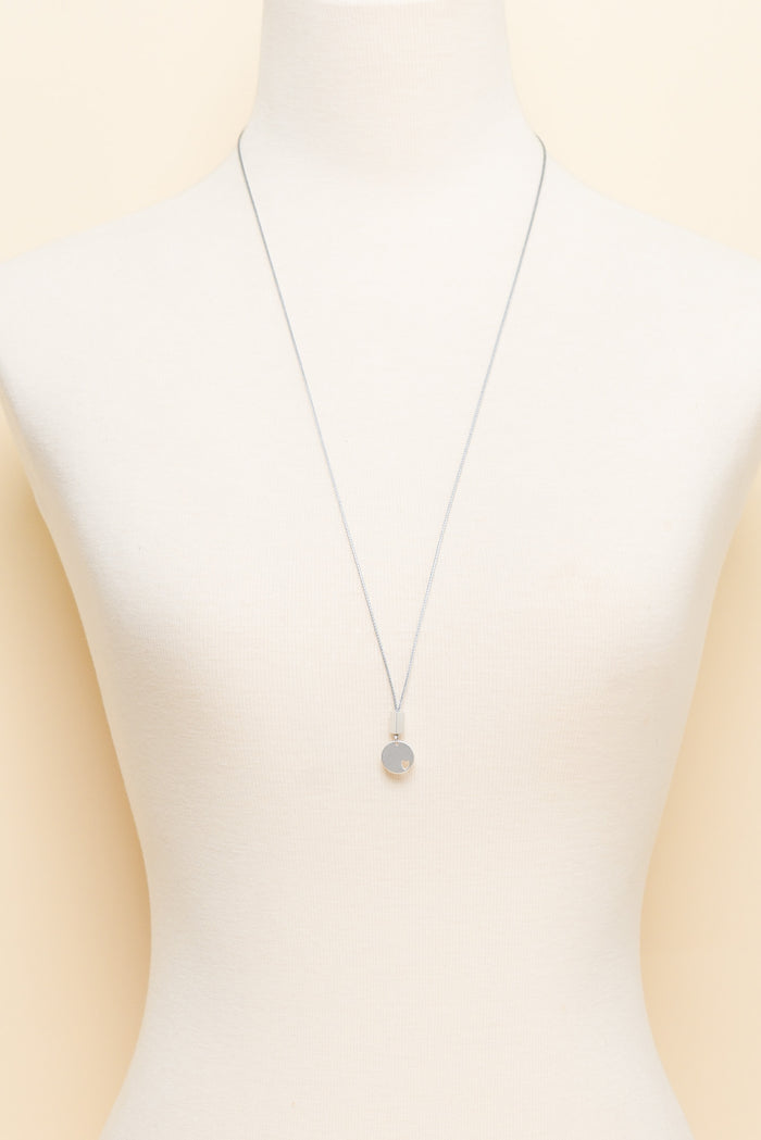Donna Silver Heart Pendant Necklace