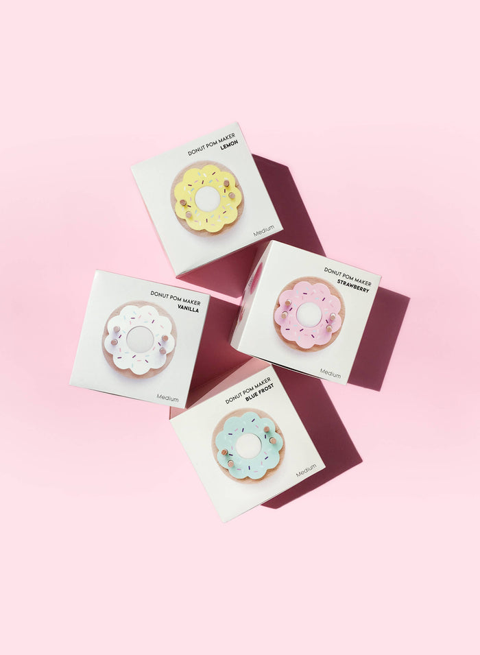 Donut Pom Maker – Lemon - Medium Size