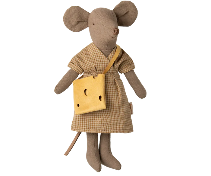 Dress and Cheese Bag, Mum Mouse