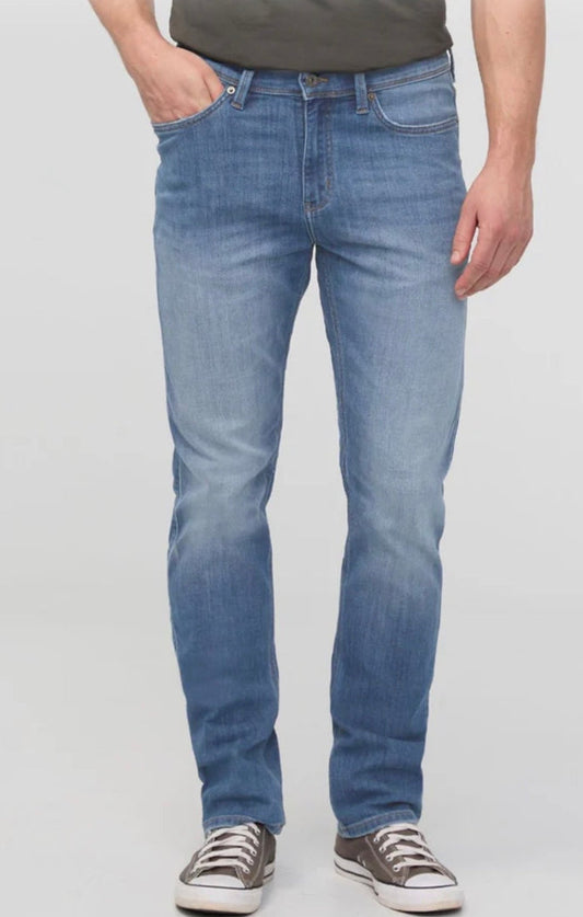 DUER PERFORMANCE DENIM-SLIM STRAIGHT-VINTAGE CASCADE