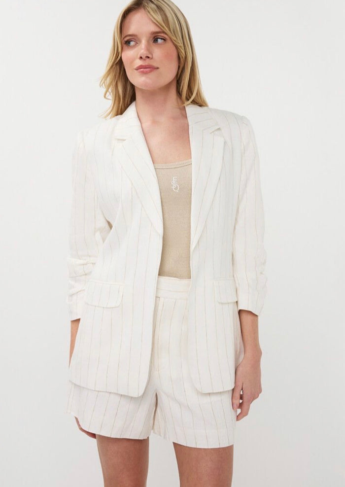 ESQUALO Blazer linen striped