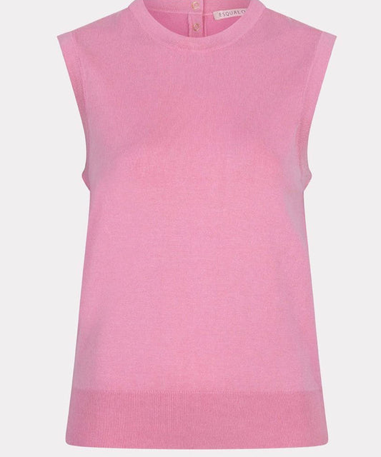 ESQUALO SLEEVELESS BASIC KNIT TOP