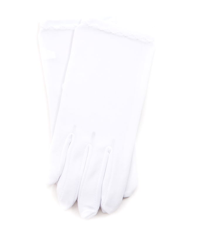 Fashionista J Ballroom Dancing Satin Gloves Accessories Frankie's Exclusives Juniors/Women One Size Fits Most White