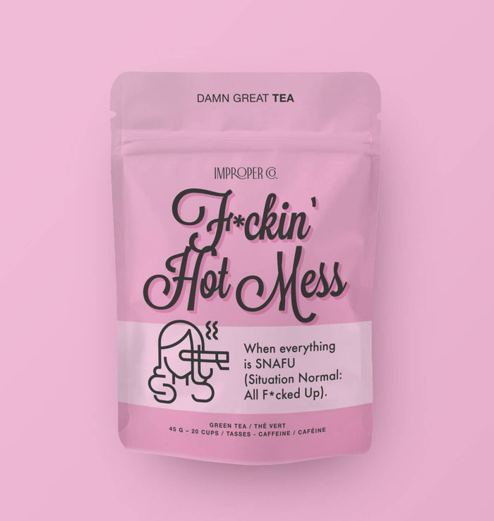 F*ckin' Hot Mess Green tea, 20 Servings, Flavoured Tea Blend