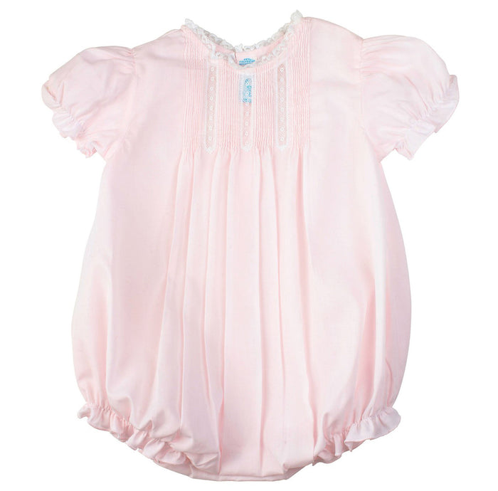 Feltman Brothers Pintucks & Lace Bubble-Pink