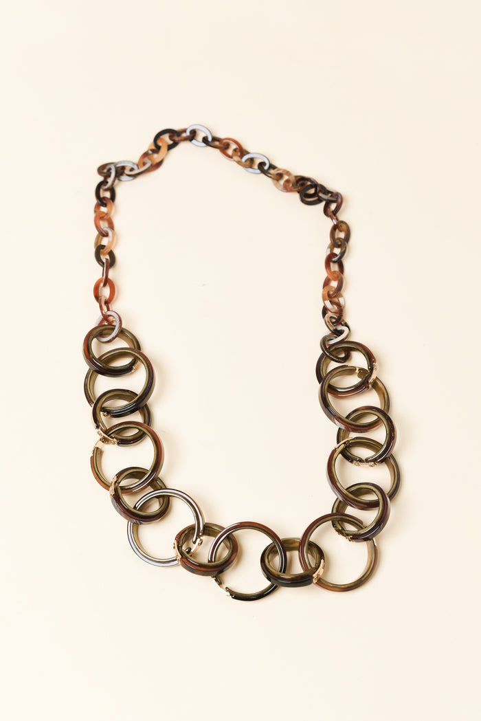 Foster Brown Linked Necklace